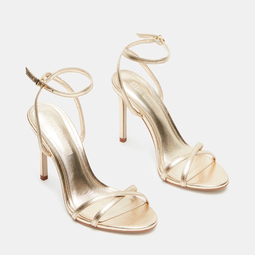 Steve Madden Metallic Gold Heels